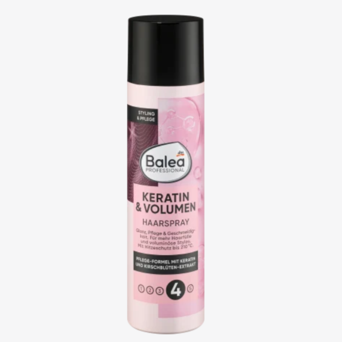 Balea Professioneel Haarlak Keratine & Volume, 250ML