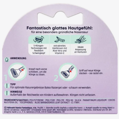 Balea Fantastische Scheermesjes ( opzet stukjes ) 4 stuks